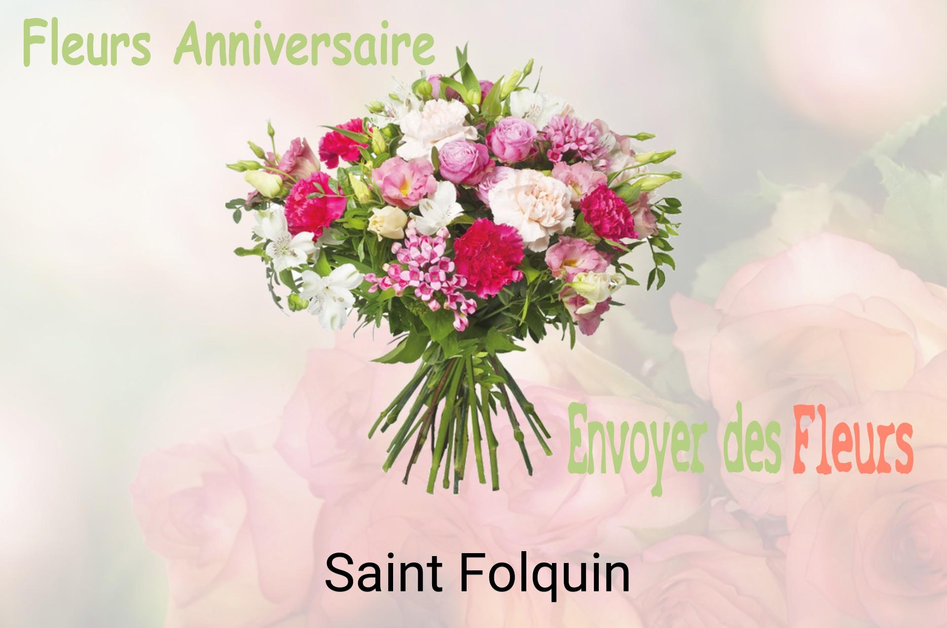 Bouquet de fleurs d’anniversaire livré à Saint-Folquin